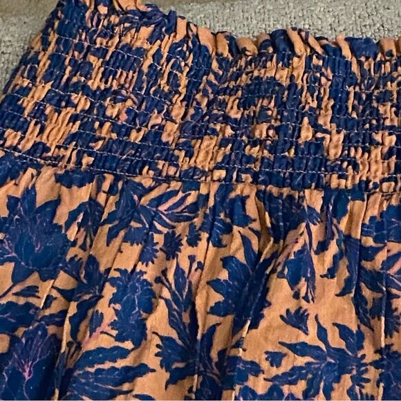 NWT Universal Thread Tiered Skirt Women's Blue Floral Short Ruffle XXL - Picture 5 of 9